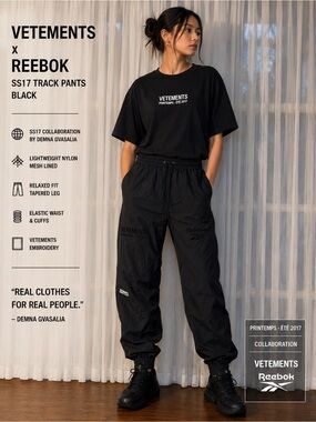 Vetements | Pants & Jumpsuits | Vetements Logoprint Jersey Track
